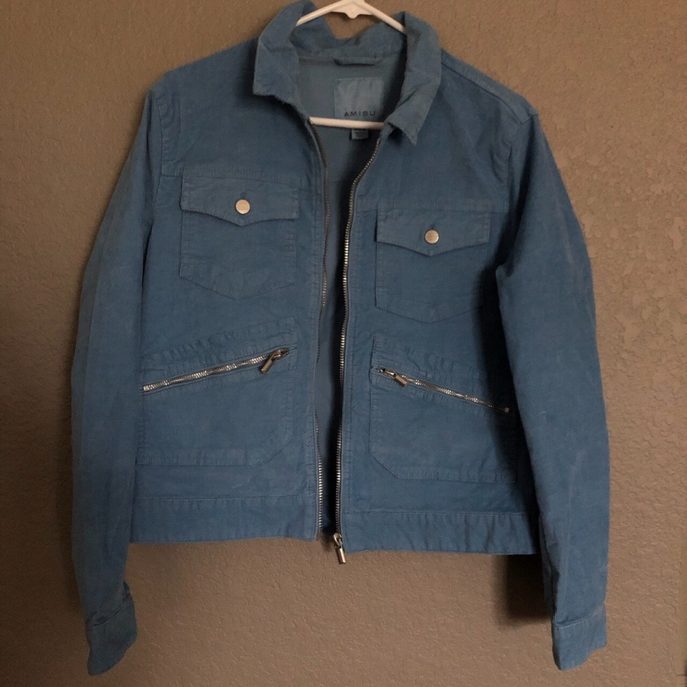 Blue corduroy jacket